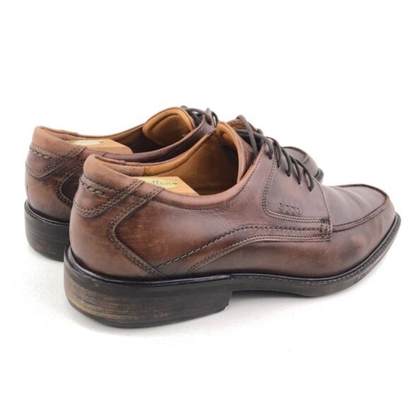 Ecco Brown Leather Moc Toe Oxfords EUR 47 main image 11